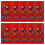 60Stk Segenskarte 2025 PVC Multicolor Für 2
