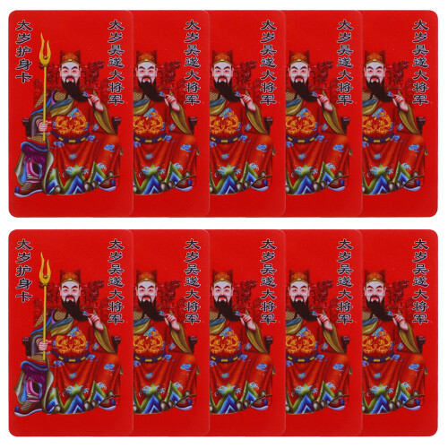 60Stk Segenskarte 2025 PVC Multicolor Für 1