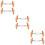 3Paare Schuhdehner Haushalt Schuhformer Eisen Orange 10