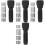 4Sets Spark Plug Thread Reparaturset Auto Farbenfrohes Hochstahl-Tool 4