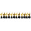 12Stk Goldene Wettbewerbs-Trophäen Kinder Form 6