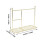 2Pièces Rack À Linge Miniature Fer Accessoire Décoratif 10