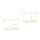 2Pièces Rack À Linge Miniature Fer Accessoire Décoratif 6