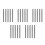 25Pcs Copper Electrode Sheets Silver Strip for Physics Experiment DIY 10