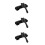 3Sets Billiards Pool Brush and Handle Black Nylon for Table Cleaning 7