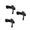 3Sets Billiards Pool Brush and Handle Black Nylon for Table Cleaning 6