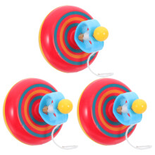 6Pièces Toupies Gyro Enfants Multicolores Jouets Plastique Éducatifs