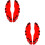 2Paires Cache Étriers Rouge ABS Décor Roue Automobile 8
