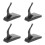 4Pièces Porte- Plastique Noir Stable Rangement Pour Maison 6