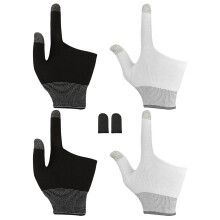 9Paires Manchons Doigts Gaming Respirants En Nylon Couleurs Variées