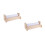 2Ensembles Distributeur Papier Rouleau Bois Beige Pour 7