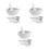 3Ensembles Ensemble Mortier Pilon Céramique Polyvalent Usage Cuisine 8