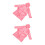 2Pièces Robes Flanelle Rose Pour Bain, Et 7