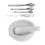 3Ensembles Ensemble Mortier Pilon Céramique Polyvalent Usage Cuisine 2
