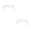 2Pièces Coussin Main Transparent Soutien Efficace 11
