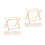 2Ensembles Râtelier De Rangement Artisanal Macramé En Bois 9