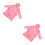 2Pièces Robes Flanelle Rose Pour Bain, Et 4