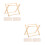 2Ensembles Râtelier De Rangement Artisanal Macramé En Bois 7