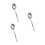 3Pièces Pâtes Argent Outil Cuisine Polyvalent 7
