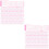 1900Pièces Étiquettes Vêtements Rosé Polyester PP Usage Boutiques 7