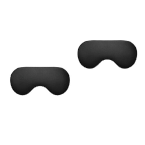 2Pièces Masque Yeux Respirant Confortable Noir Pour 2