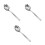 3Pièces Pâtes Argent Outil Cuisine Polyvalent 3