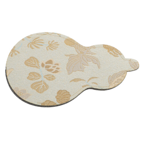 3Pièces Étui Ciseaux Mini Beige Tissu Brodé Rangement Protège Ciseaux 2