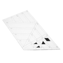 3Pièces Règle En Transparente Pour Couture Quilting