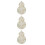 3Pièces Étui Ciseaux Mini Beige Tissu Brodé Rangement Protège Ciseaux 9