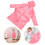 2Pièces Robes Flanelle Rose Pour Bain, Et 9