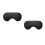 2Pièces Masque Yeux Respirant Confortable Noir Pour 7