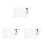 3Pièces Règle En Transparente Pour Couture Quilting 8
