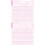 1900Pièces Étiquettes Vêtements Rosé Polyester PP Usage Boutiques 6