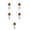 5Pièces Signes Toilettes Bois Multi Pour Et Maison 6