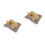 2Pièces Figurines Chien En Tissu Accessoires Pour 4