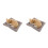 2Pièces Figurines Chien En Tissu Accessoires Pour 6