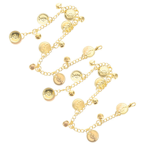 2Paires Bracelets Danse Orientale Métal Chic 2