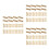 30Pièces Mini Clôture Imitation Bois Pour Décor Paysager Modélisme 4