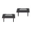 2Pièces Table D'ordinateur Miniature Pla Grise Décor Jeu Et Bureau 4
