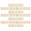 30Pièces Mini Clôture Imitation Bois Pour Décor Paysager Modélisme 3