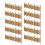 30Pièces Mini Clôture Imitation Bois Pour Décor Paysager Modélisme 1
