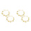 2Paires Bracelets Danse Orientale Métal Chic 4