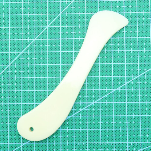 2Pièces Ensemble Plastique Pour Et Lisser Cuir DIY 1