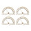 20Pièces Kit Bois DIY Mesure Angle Règle Éducative Pour Enfants 2