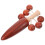 5Pièces Jouets En Bois Marron Pour Bébé Hochet Durable Et 1