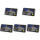 5Pièces Speedomètre Digital Hud Noir Multifonction ABS 4