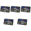 5Pièces Speedomètre Digital Hud Noir Multifonction ABS 5