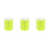3Pcs Yellow Waterproof Reflective Warning Strips for Truck Car Use 9