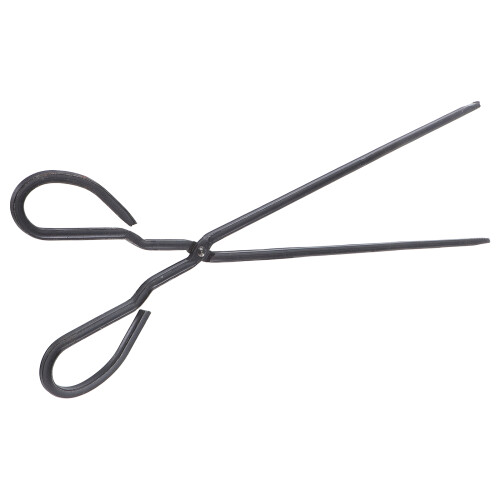 3Pièces Pinces Robustesse Fer Noir, Usage Bois Charbon Pour Feu 2
