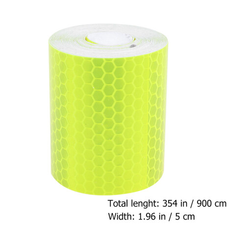 3Pcs Yellow Waterproof Reflective Warning Strips for Truck Car Use 1
